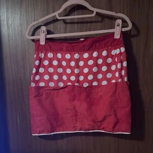 Stylish Red Polka Dot Skirt
